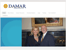 Tablet Screenshot of damar.ie